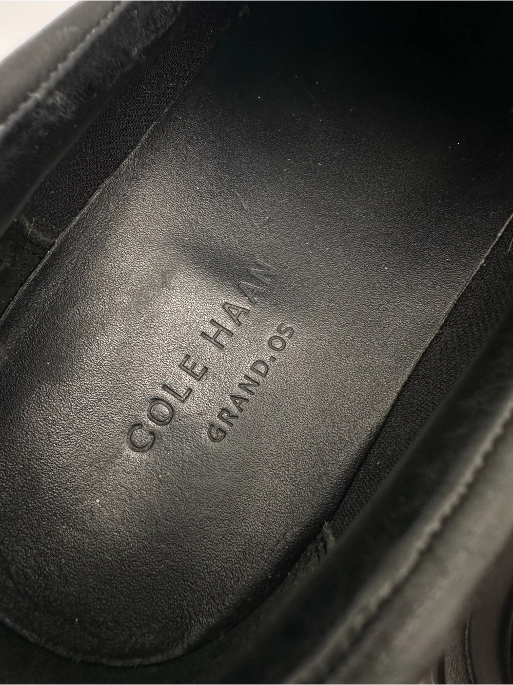 COLE HAAN HUGHES GRAND OS VENETIAN LOAFERS MENS SZ 10 BLACK COMFORT MOC SHOES